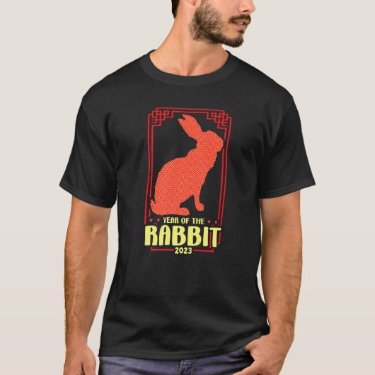 T-shirt Year Of The Rabbit Chinese New Year 2023 4 (Devant)
