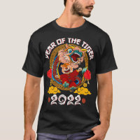 Year of the Tiger Chinese Zodiac Tee Chinese New Y
