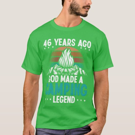 T-shirt Year Old Camping Legend Scout Birthday Camper frie (Devant)