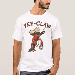 T-shirt Yee Claw Funky Crawfish Festival de fruits de mer 