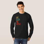 T-shirt Yee Crypto Manger Sleep Yee Répéter (Devant entier)