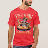 T-shirt Yee Haw Summerween Cowboy Skeleton Western Hallowe (Devant)