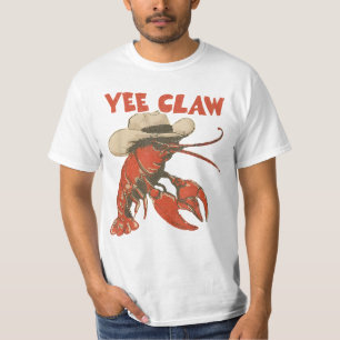 T-shirt Yeeclaw Cowboy Occidental Ébullition de Écrevisses