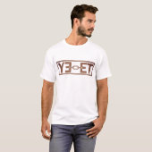 T-shirt YEET Graphic-based design: Bold Orange Typography (Devant entier)