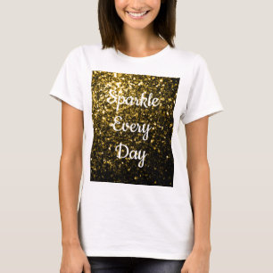 T-shirt Yellow Gold scintille chaque jour