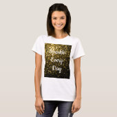 T-shirt Yellow Gold scintille chaque jour (Devant entier)