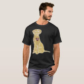 T-shirt Yellow Lab Labrador Retriever Chien (Devant entier)