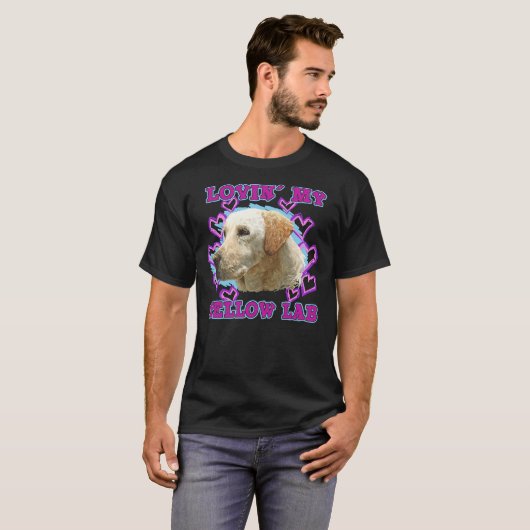 T-shirt Yellow Lab Lovin (Devant entier)