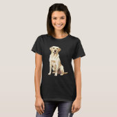 T-shirt Yellow Labrador Retriever (Devant entier)