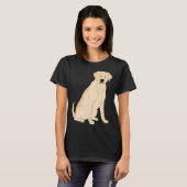 T-shirt Yellow Labrador Retriever (Devant entier)