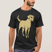 T-shirt Yellow Labrador Retriever 334 (Devant)