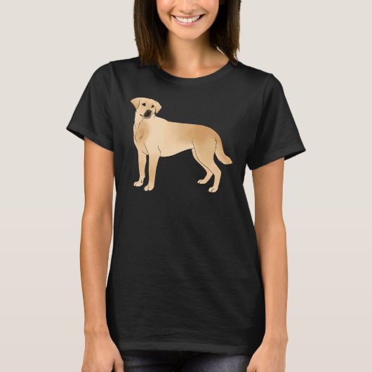 T-shirt Yellow Labrador Retriever 60 (Devant)
