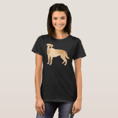 T-shirt Yellow Labrador Retriever 60 (Devant entier)