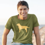 T-shirt Yellow Labrador Retriever Silhouette Lab Lover<br><div class="desc">Ce t-shirt en silhouette Yellow Labrador Retriever est disponible dans une variété de styles de chemises pour les hommes, les femmes, les enfants et les bébés. Un cadeau cool pour les amoureux du Yellow Lab pour toute occasion. Découvrez le Doodle World de Jenn pour plus de tee - shirts de...</div>