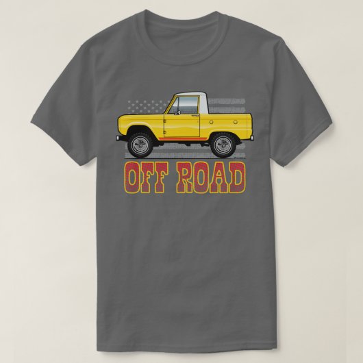 T-shirt Yellow OffRoad (Design devant)