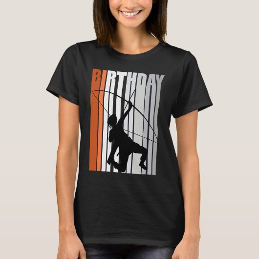 T-shirt Yellow Retro Archer Archery Bow Arrow Teenagers (Devant)