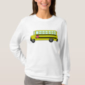 T-shirt Yellow School Bus with Stop Sign (Devant)