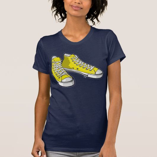 T-shirt Yellow sneakers (Devant)