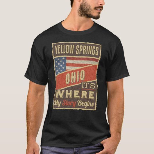T-shirt Yellow Springs Ohio (Devant)