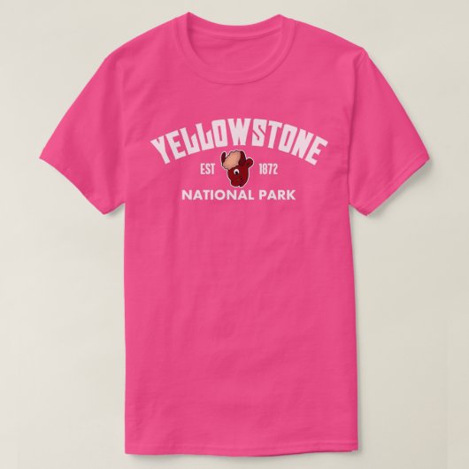 T-shirt yellowstone awesom (Design devant)