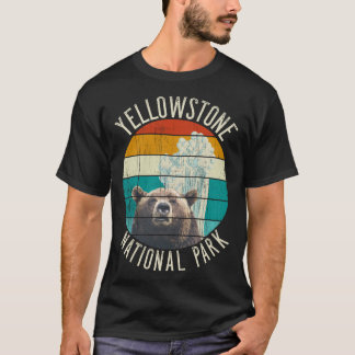 T-shirt Yellowstone National Park Outfit Grizzly Bear Geys