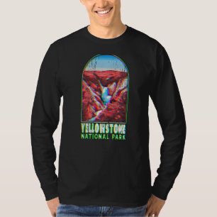 T-shirt Yellowstone National Park Usa Hommes Femmes Campin