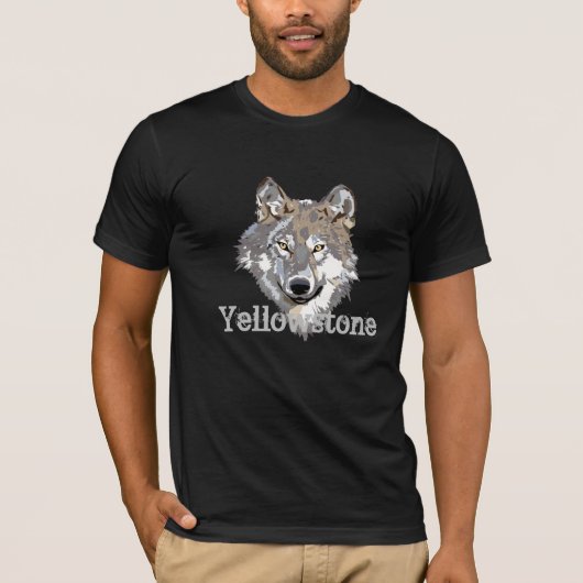 T-shirt Yellowstone pour hommes (Devant)