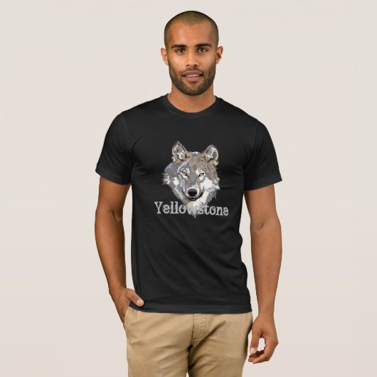 T-shirt Yellowstone pour hommes (Devant entier)