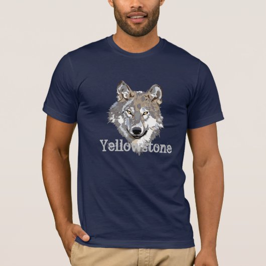 T-shirt Yellowstone pour hommes (Devant)