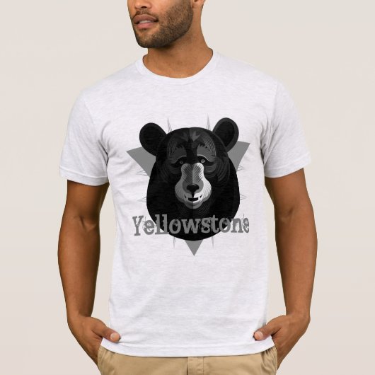 T-shirt Yellowstone pour hommes (Devant)