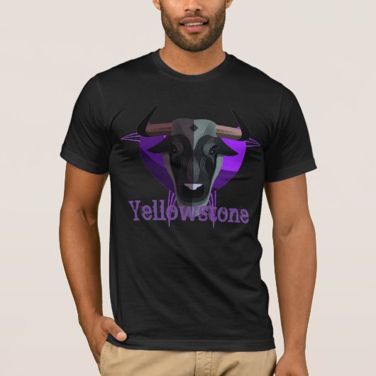 T-shirt Yellowstone pour hommes (Devant)