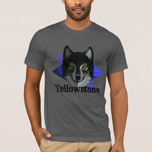 T-shirt Yellowstone pour hommes (Devant)