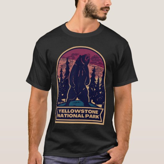 T-shirt Yellowstone � Spirit of the Mountains (Devant)