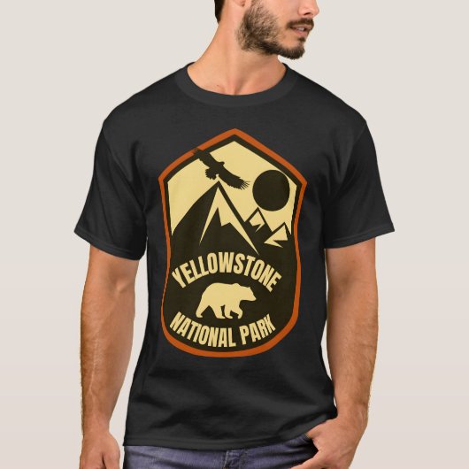 T-shirt Yellowstone � Spirit of the Mountains (Devant)