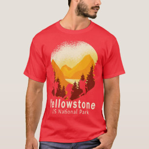 T-shirt Yellowstone US National Park Wyoming Montana Idaho