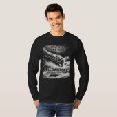 T-shirt Yellowstone White Water Rafting River Rapids Monta (Devant entier)