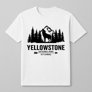 T-shirt Yellowstone Wolf Wyoming