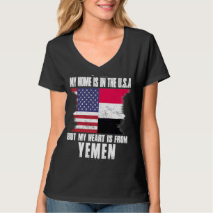 T-shirt Yéménite Patriot Américain Cultivé Fier Accueil Co