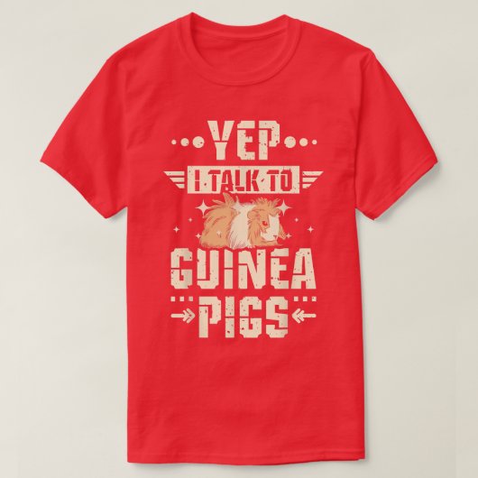 T-shirt Yep I talk to Guinée (Design devant)
