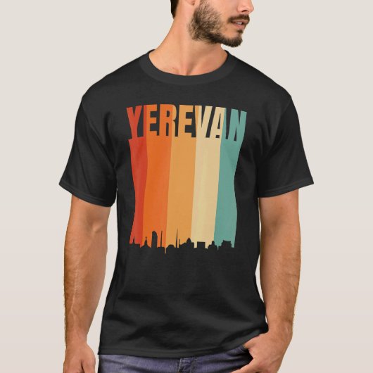 T-shirt Yerevan Skyline (Devant)