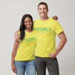T-shirt YESHUA<br><div class="desc">T-shirt chrétien avec le verset biblique de Jean 14:6 Jésus lui dit : "Je suis le chemin, la vérité et la vie. ". Les versets sont en calligraphie mixte et typographie minimaliste. Ce design de foi moderne et tendance est le cadeau parfait et la marque de mode. #christian #religion #écritures...</div>