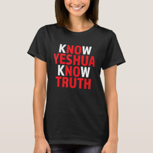 T-shirt Yeshua Chemise foi chrétienne Nom hébreu de Jésus