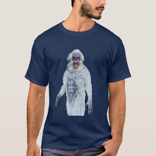 T-shirt Yeti (Creeptid) (Devant)
