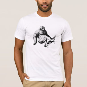T-SHIRT YETI DE PLANCHE À ROULETTES