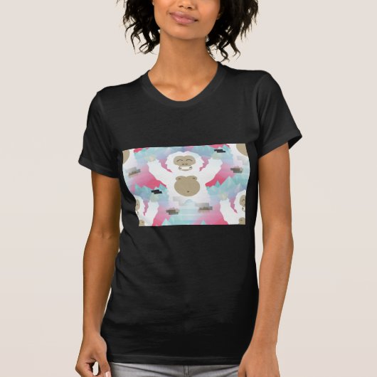 T-shirt yeti rose (Devant)