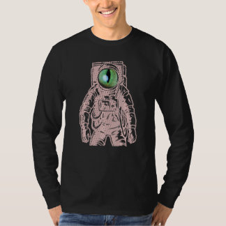 T-shirt Yeux d'alien d'astronaute