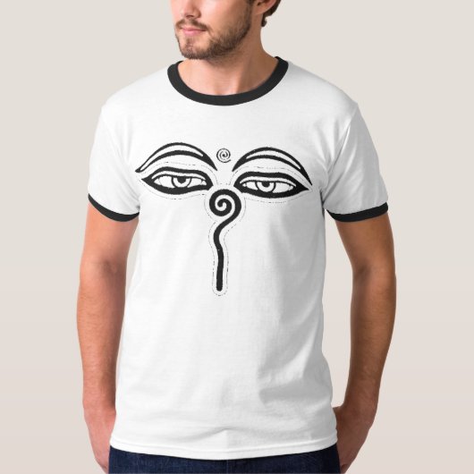 T-shirt Yeux de Bouddha (Devant)