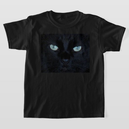 T-shirt - Yeux de chat noir (Poser)