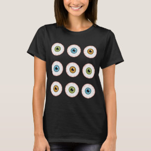 T-shirt Yeux de différentes couleurs Yeux injectés de sang