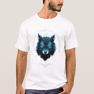 T-shirt Yeux de la nature sauvage – Esprit de loup cyberné